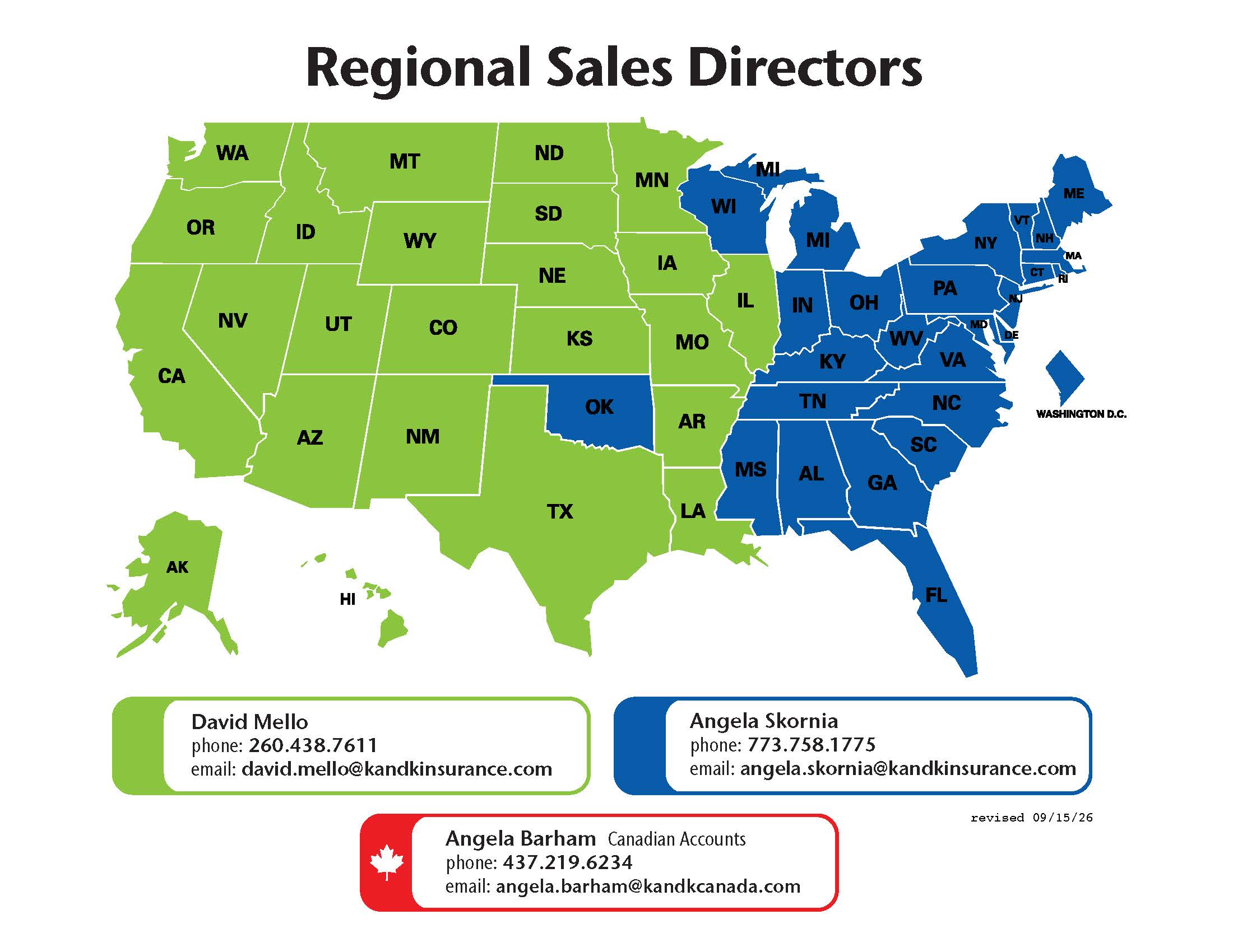 Sales Regions Agent Map