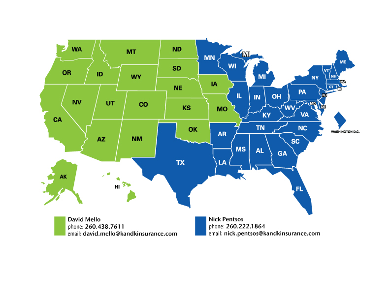 Sales Regions Agent Map